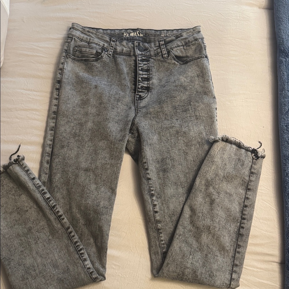 Rewash Dark Gray Denim Jeans